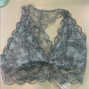 Pacsun lace blue bralette